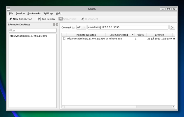KRDC Application Window